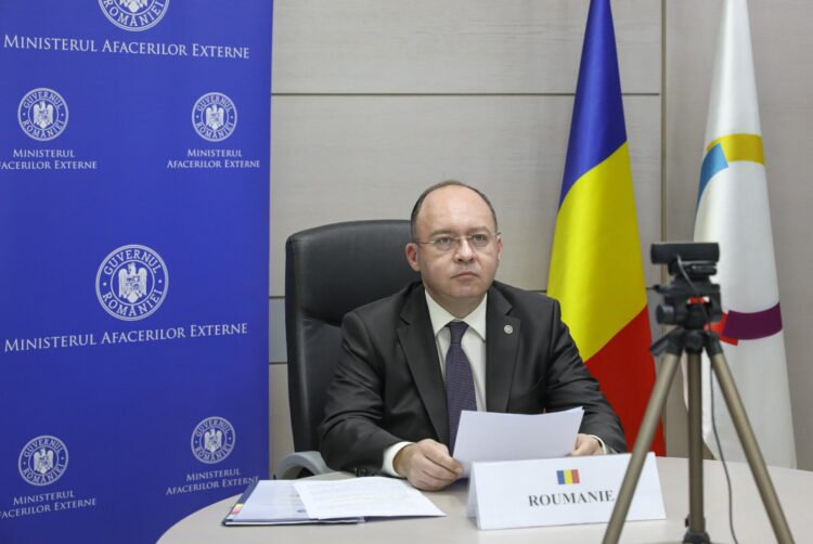 Ministul Bogdan Aurescu a participat la reuniunea Consiliului Permanent al OSCE pe tema războiului din Ucraina