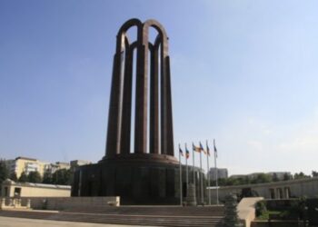 Copiii personalului român decedat în acțiuni militare au plantat ”Copacul Păcii” în Parcul Carol I din București