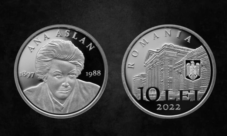 BNR a lansat moneda de argint cu tema ”125 de ani de la nașterea Anei Aslan”