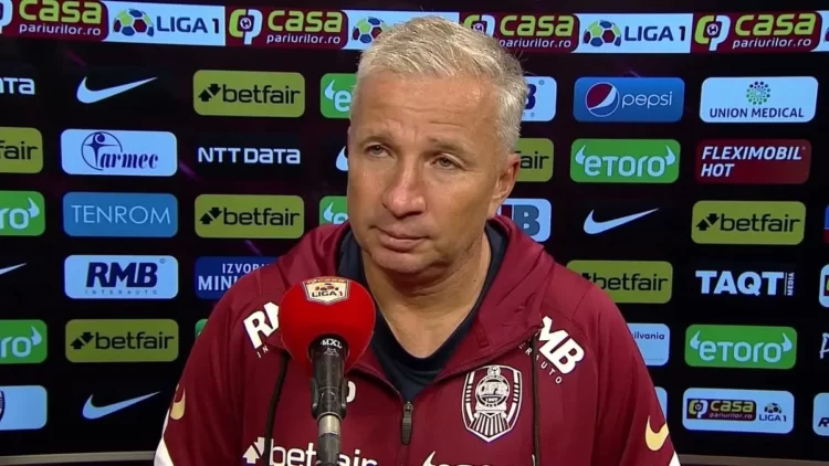 Dan Petrescu, după meciul CFR Cluj – FC Ballkani: „Sunt antrenorul potrivit la locul potrivit”