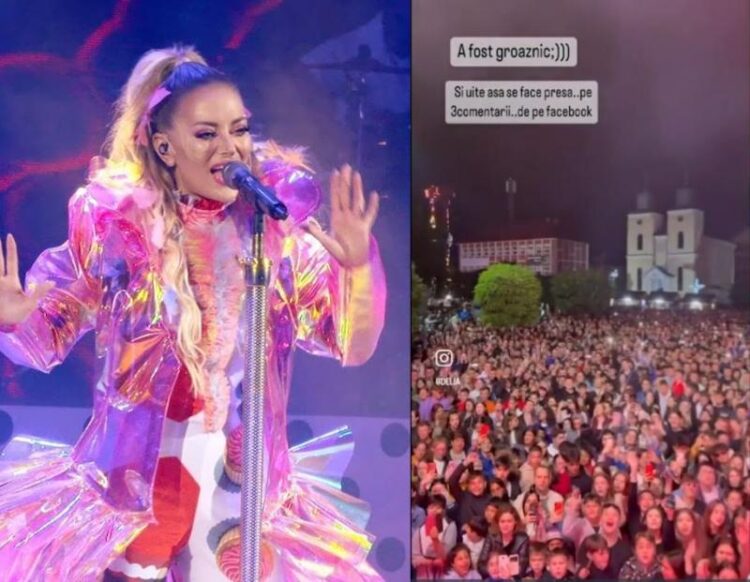 Delia le răspunde criticilor din presă, care au spus că a urcat beată la Bistrița-Năsăud!