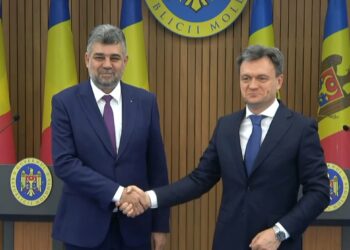 Marcel Ciolacu, mândru de Repubica Moldova: „Am sentimentul că am venit acasă şi nu am venit la un frate mai mare sau mai mic, am venit la un frate geamăn!”