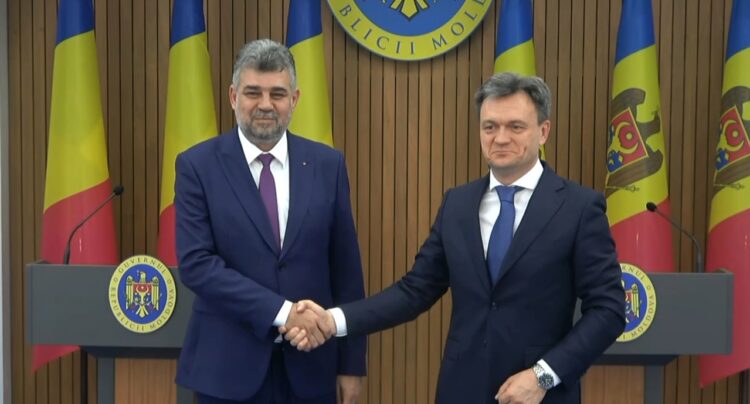 Marcel Ciolacu, mândru de Repubica Moldova: „Am sentimentul că am venit acasă şi nu am venit la un frate mai mare sau mai mic, am venit la un frate geamăn!”