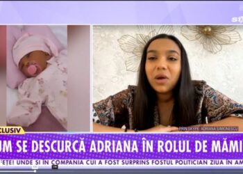 Adriana Simionescu, fiica lui Adrian Copilu Minune, în primele zile de mămică: „Fata mea are deja patru bone”