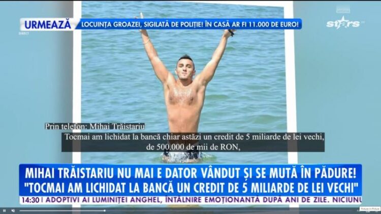 Mihai Trăistariu a scăpat de datorii! „Un credit care mi-a mâncat creierii, viața, sufletul și timpul!”