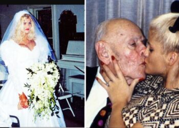Anna Nicole Smith, mai tânără cu 63 de ani, și-a găsit dragostea adevărată în brațele miliardarului J. Howard Marshall!