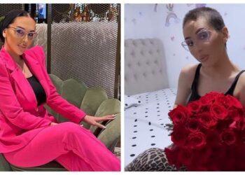 Dana Roba, surprinsă cu un buchet de trandafiri roșii! Cine este admiratorul secret care i l-a dăruit?