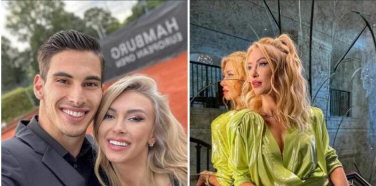 Cum îl susține Andreea Bălan pe Victor Cornea la meciurile de tenis?