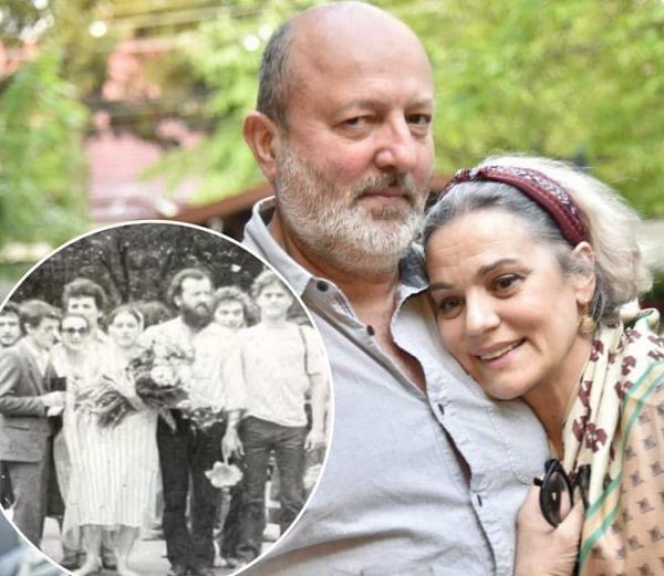 Maia Morgenstern sărbătorește 40 de ani de la cununia cu Claudiu Istodor: „Mi-am pus perdeaua bunicii în cap, pe post de voal”