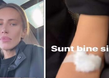 Preafrumoasa Gabriela Prisăcariu, cu perfuzia la mână! Cu ce probleme de sănătate se confruntă soția lui Dani Oțil?