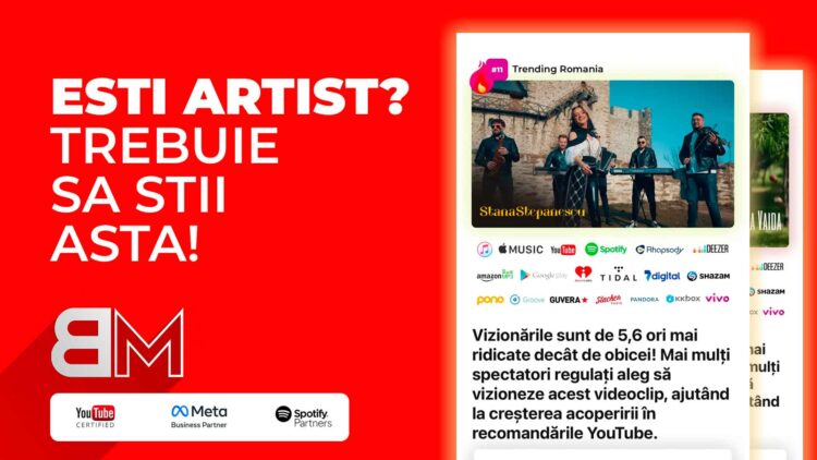 Better Music duce Artistii independenti in Trendingul din Romania!