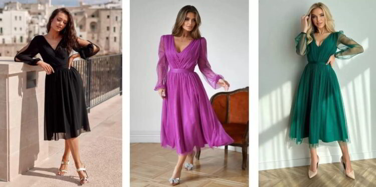 Unde purtam rochiile midi – cum stim ce tip de rochie ne avantajeaza?