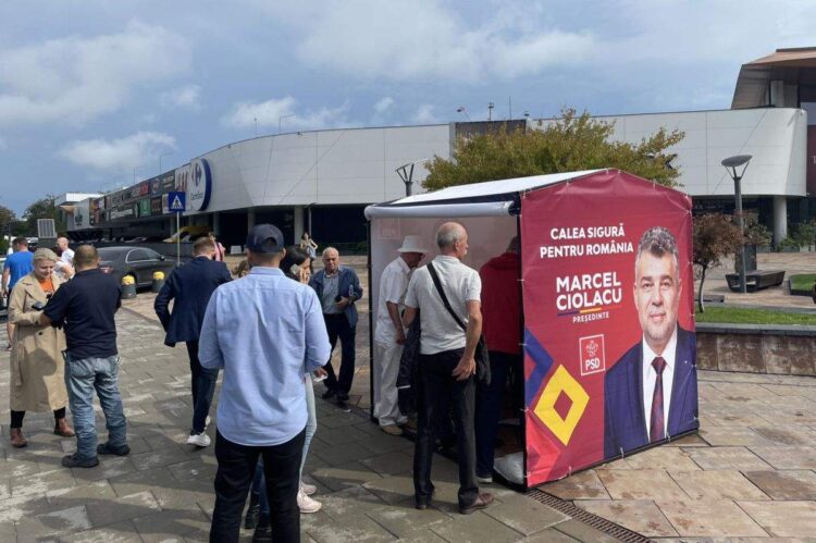 Țeapă! E plin de corturi cu Ciolacu, dar nu se dau covrigi în ele