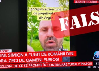 Adevărul: George Simion nu a fugit de la evenimentul de la Londra la care a fost prezent