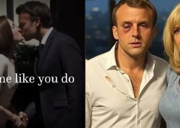 După ce s-a sărutat cu Maia Sandu, Macron și-a luat-o chiar de la soțiorul lui, Brigitte!