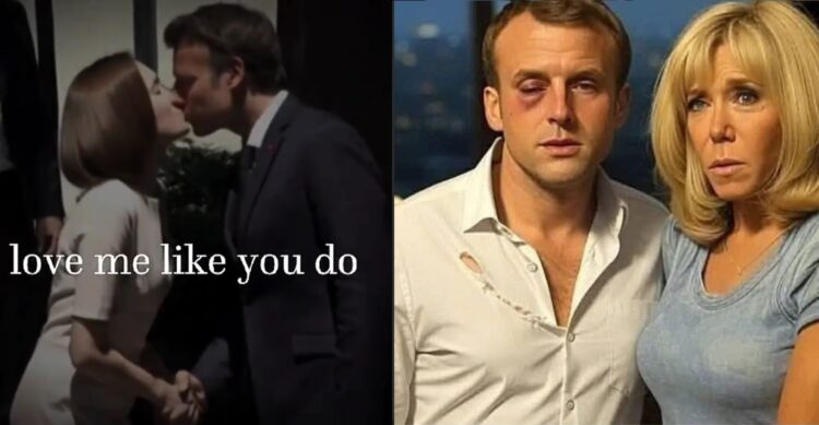 După ce s-a sărutat cu Maia Sandu, Macron și-a luat-o chiar de la soțiorul lui, Brigitte!