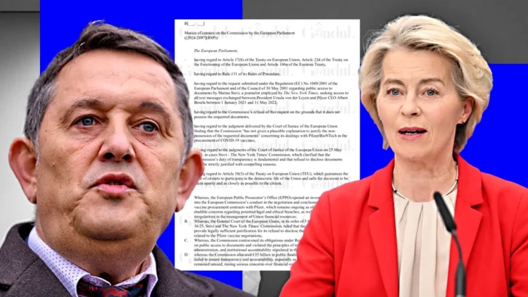Gheorghe Piperea a depus o moțiune de cenzură pentru demiterea Ursulei von der Leyen! Ce îi reproșează avocatul?
