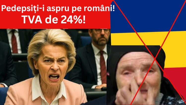 Ursula vrea să se răzbune după ce romanii au depus moțiune de cenzura împotriva ei! „Pușcați-le TVA de 24%!”